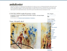 Tablet Screenshot of anitakoster.blogg.se