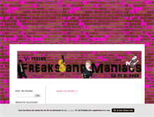 Tablet Screenshot of freaksandmaniacs.blogg.se