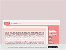 Tablet Screenshot of lillasallys.blogg.se