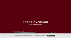 Desktop Screenshot of mittlivsomenjenna.blogg.se