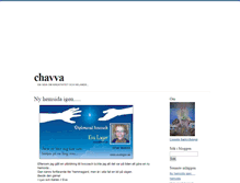 Tablet Screenshot of chavva.blogg.se