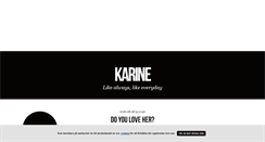 Desktop Screenshot of kariiine.blogg.se