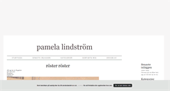 Desktop Screenshot of pamelalindstrom.blogg.se