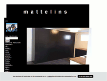 Tablet Screenshot of mattelins.blogg.se