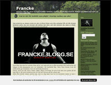 Tablet Screenshot of francke.blogg.se