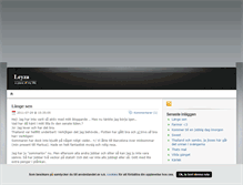 Tablet Screenshot of leyza.blogg.se