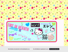 Tablet Screenshot of likeinheaven.blogg.se