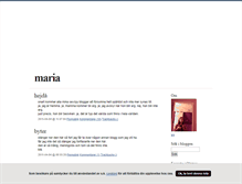 Tablet Screenshot of maria.blogg.se