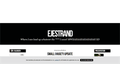Desktop Screenshot of ejestrand.blogg.se