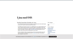Desktop Screenshot of lanamedsms.blogg.se