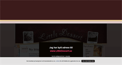 Desktop Screenshot of littledessert.blogg.se