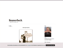 Tablet Screenshot of linanorbeck.blogg.se