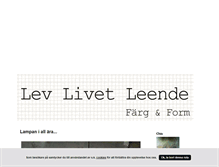 Tablet Screenshot of levaleende.blogg.se