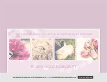 Tablet Screenshot of elinbloggaromliivet.blogg.se