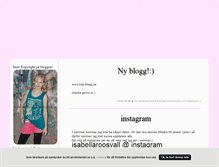 Tablet Screenshot of bloggenisabellaalskar.blogg.se