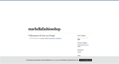 Desktop Screenshot of marbellafashionshop.blogg.se