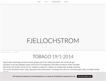 Tablet Screenshot of fjellochstrom.blogg.se