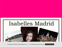 Tablet Screenshot of isabellesmadrid.blogg.se