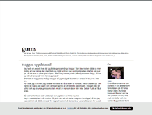 Tablet Screenshot of gums.blogg.se