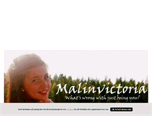 Tablet Screenshot of malinviictoria.blogg.se
