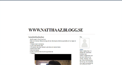 Desktop Screenshot of natthaaz.blogg.se