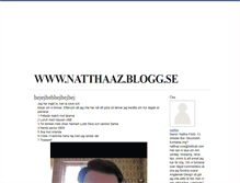 Tablet Screenshot of natthaaz.blogg.se