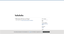 Desktop Screenshot of hahahaha.blogg.se