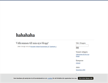 Tablet Screenshot of hahahaha.blogg.se