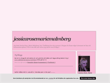 Tablet Screenshot of jessicarosemariemalmberg.blogg.se