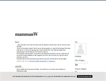 Tablet Screenshot of mammanw.blogg.se