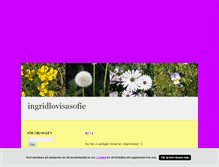 Tablet Screenshot of ingridlovisasofie.blogg.se
