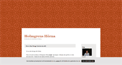 Desktop Screenshot of holmgren.blogg.se