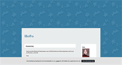 Desktop Screenshot of hefo.blogg.se