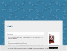 Tablet Screenshot of hefo.blogg.se