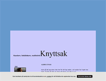 Tablet Screenshot of knyttsak.blogg.se