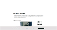Desktop Screenshot of myluckydreams.blogg.se