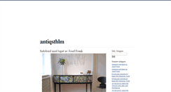 Desktop Screenshot of antiqsthlm.blogg.se