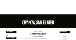 Desktop Screenshot of crynowsmilelater.blogg.se