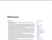 Tablet Screenshot of bikiniseason.blogg.se