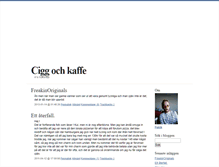 Tablet Screenshot of ciggochkaffe.blogg.se