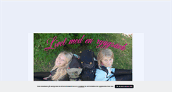 Desktop Screenshot of livetmedenryggsack.blogg.se