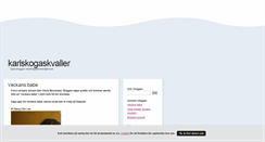 Desktop Screenshot of karlskogaskvaller.blogg.se