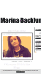 Mobile Screenshot of marinabacklund.blogg.se