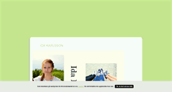 Desktop Screenshot of idaskarlsson.blogg.se