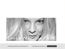 Tablet Screenshot of louisemarielle.blogg.se