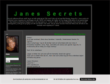 Tablet Screenshot of janessecrets.blogg.se