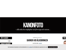 Tablet Screenshot of kanonfoto.blogg.se