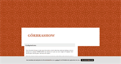 Desktop Screenshot of goerbrashow.blogg.se