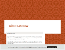 Tablet Screenshot of goerbrashow.blogg.se