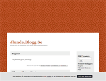 Tablet Screenshot of jlunde.blogg.se